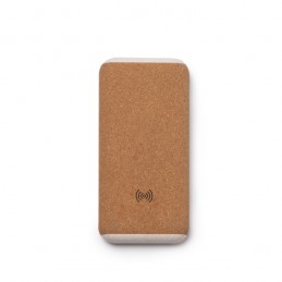 Powerbank 10000 mAh cu incarcare wireless 15 W PB1255 Natural Pluta