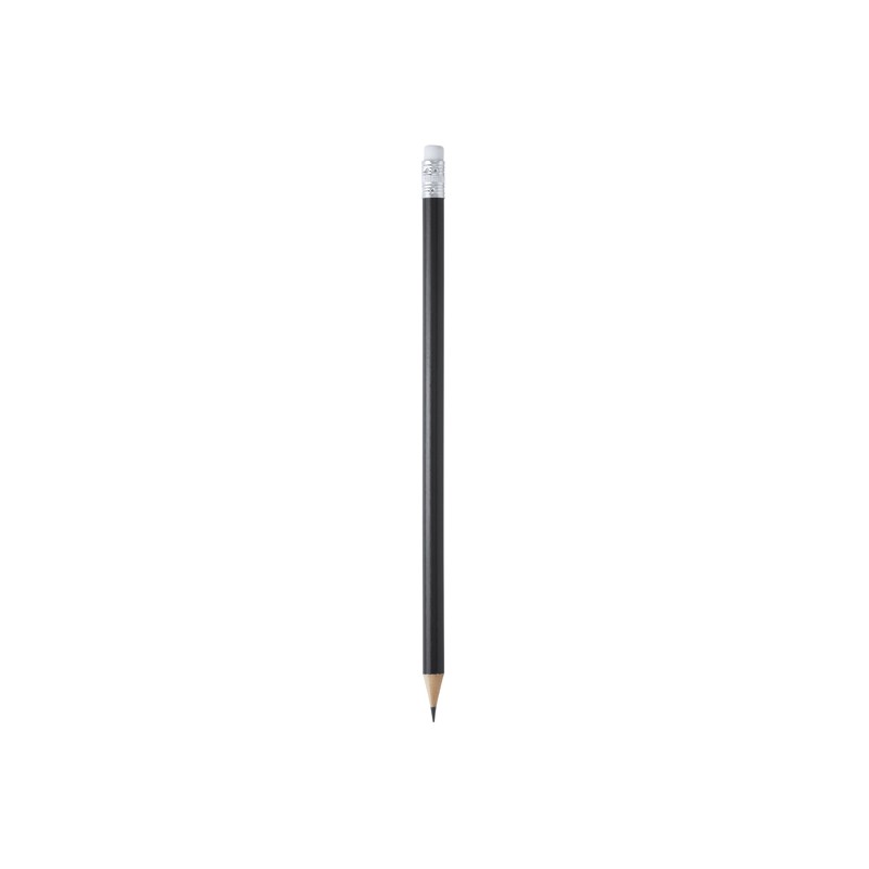 Creion din lemn cu guma de sters - COUVET HW8002 NEGRU Creion din lemn cu guma de sters - COUVET HW8002 NEGRU