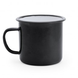 Cana metalica 380 ml stil retro, ANON MD4015- Negru