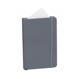 Carnetel B7 100 file liniate coperti PU AP781194 Gri