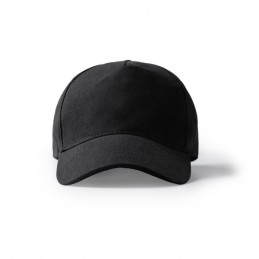 Sapca bumbac 5 panele groasa 280 gmp FRED  GO1470  Negru