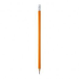 Creion din lemn cu guma de sters - COUVET HW8002 Orange