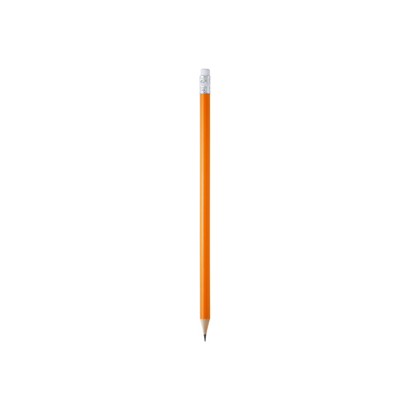 Creion din lemn cu guma de sters - COUVET HW8002 Orange Creion din lemn cu guma de sters - COUVET HW8002 Orange