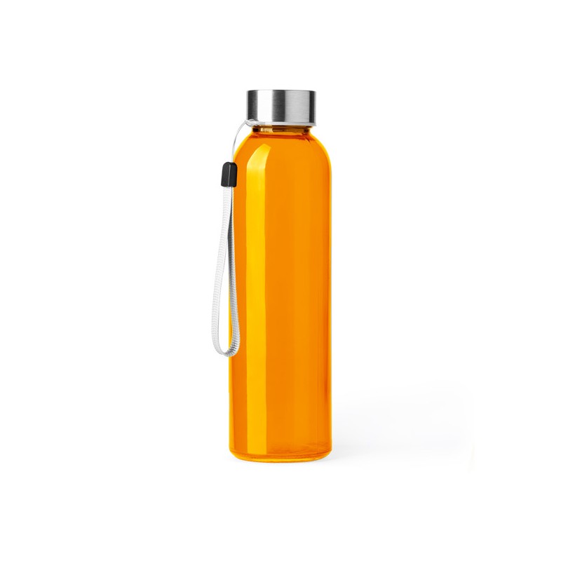 Bidon sticla 500 ml cu capac metalic, ALFE MD4037 - ORANGE Bidon sticla 500 ml cu capac metalic, ALFE MD4037 - ORANGE