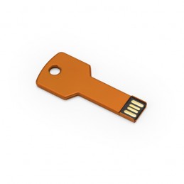 USB 16 GB metalic in forma de cheie in cutie CYLON US4187 ORANGE