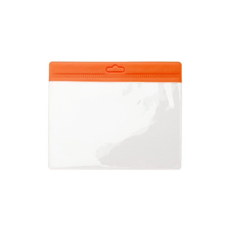 Ecuson orizontal pentru lanyard 11cm x 9,5cm BASH LY7070 - ORANGE Ecuson orizontal pentru lanyard 11cm x 9,5cm BASH LY7070 - ORANGE