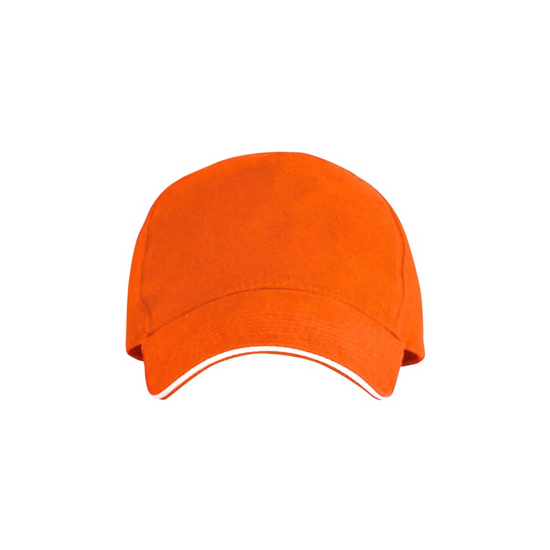 Sapca bumbac 5 panele gen Sandwich ERIS. - GO7019 ORANGE Sapca bumbac 5 panele gen Sandwich ERIS. - GO7019 ORANGE
