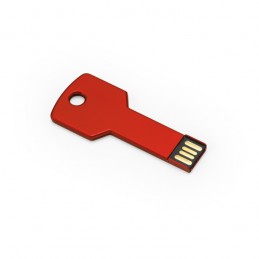 USB 16 GB metalic in forma de cheie in cutie CYLON US4187 Rosu RED