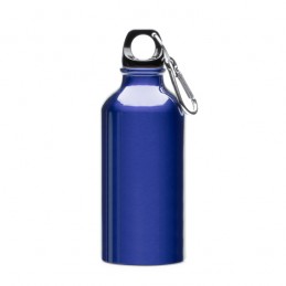 Bidon metalic 400 ml  cu carabina ATHLETIC.  MD4045- Rosu RED