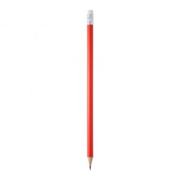 Creion din lemn cu guma de sters - COUVET HW8002 Rosu