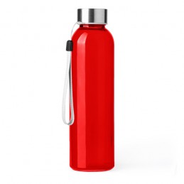 Bidon sticla 500 ml cu capac metalic, ALFE MD4037 - Rosu RED
