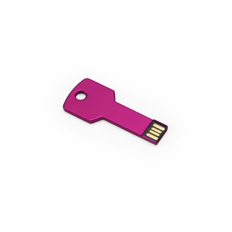 USB 16 GB metalic in forma de cheie in cutie CYLON US4187 Roz - FUCHSIA USB 16 GB metalic in forma de cheie in cutie CYLON US4187 Roz - FUCHSIA