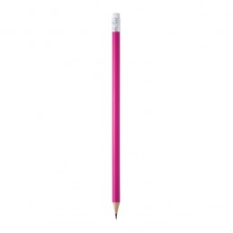 Creion din lemn cu guma de sters - COUVET HW8002 Roz FUCSIA