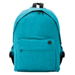 Rucsac clasic cu design tesatura TEROS BO7145 Turcoaz HEATHER TURQUOISE