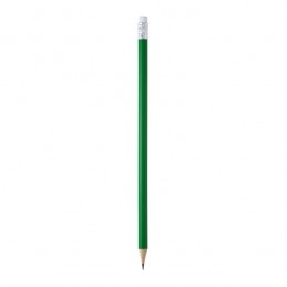 Creion din lemn cu guma de sters - COUVET HW8002 VERDE TEI
