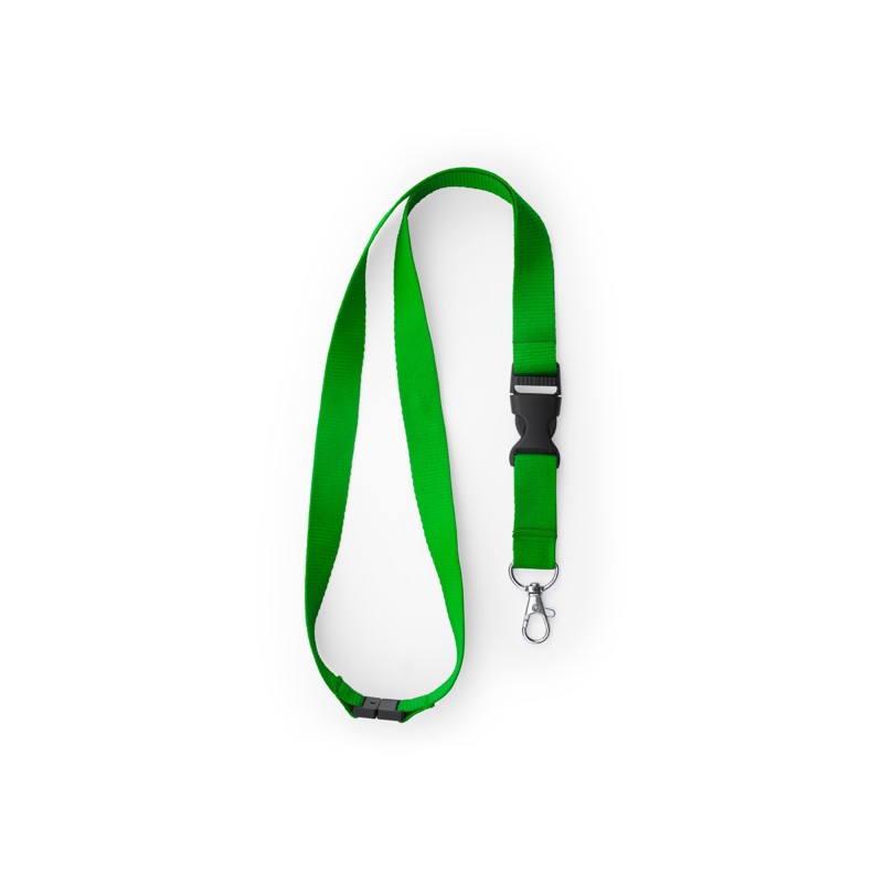 Lanyard 2 cm cu carabina, catarama si închidere de siguranta., GUEST LY7054 Verde - FERN GREEN Lanyard 2 cm cu carabina, catarama si închidere de siguranta., GUEST LY7054 Verde - FERN GREEN
