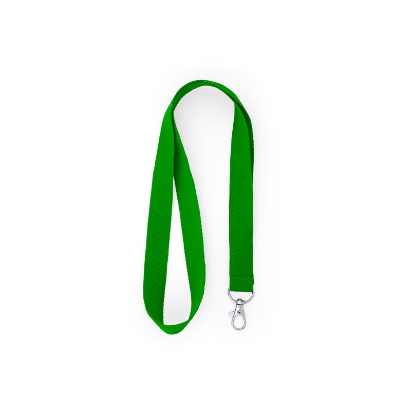 Lanyard 2 cm latime cu carabină metalica , HOST LY7053 Verde - FERN GREEN Lanyard 2 cm latime cu carabină metalica , HOST LY7053 Verde - FERN GREEN