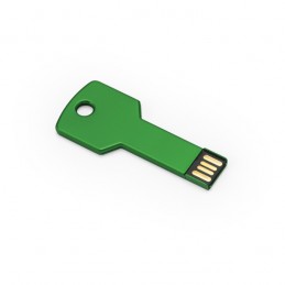 USB 16 GB metalic in forma de cheie in cutie CYLON US4187 Verde - FERN GREEN