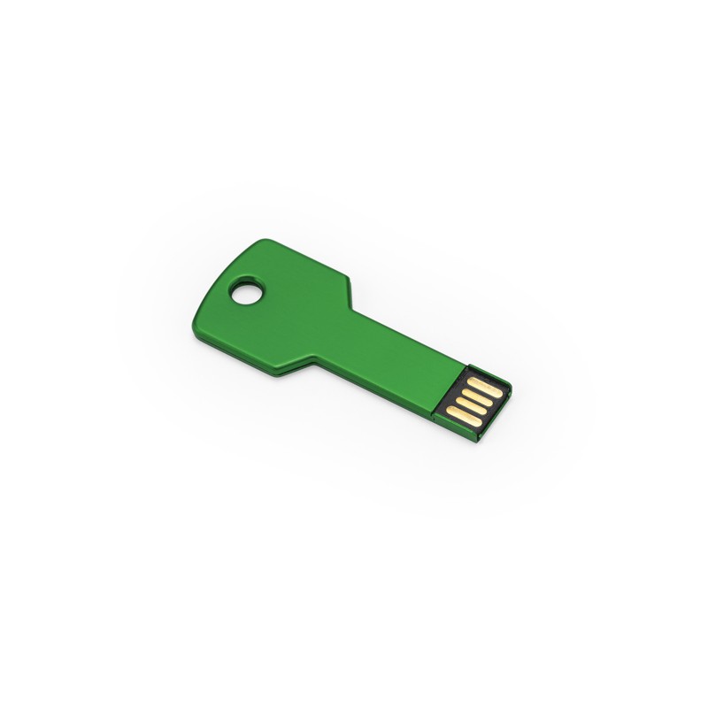 USB 16 GB metalic in forma de cheie in cutie CYLON US4187 Verde - FERN GREEN USB 16 GB metalic in forma de cheie in cutie CYLON US4187 Verde - FERN GREEN